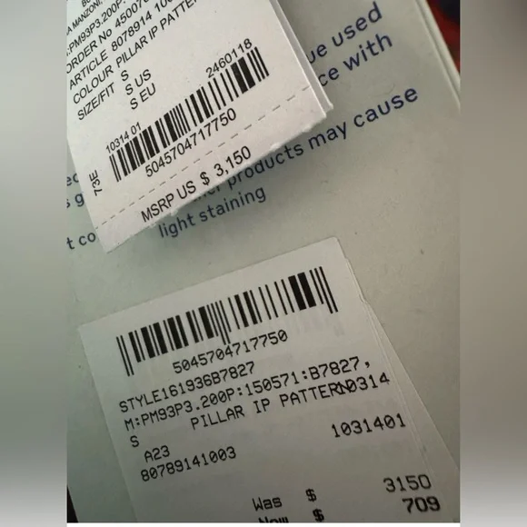 Burberry Pillar IP floral-print straight-leg trousers - Mens Size Small NWT - Picture 3 of 12